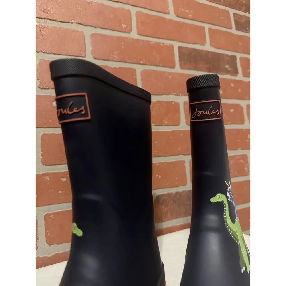 Joules Boys Dinosaur Rain Boots – Size 4
